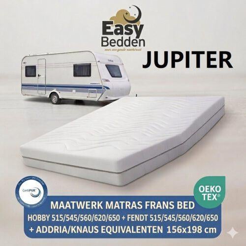 Fransbed caravan matras Jupiter Koudschuim HR55 156x198, Verzenden