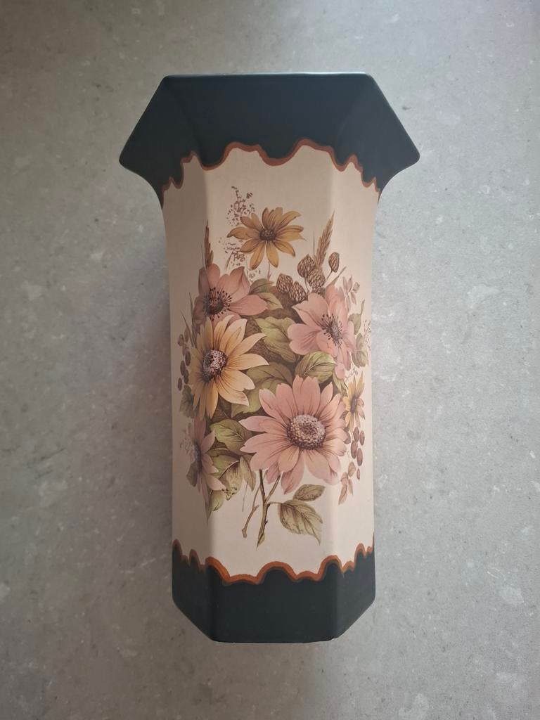 Modica Gouda plateel vaas, Antiek en Kunst, Antiek | Vazen, Ophalen of Verzenden