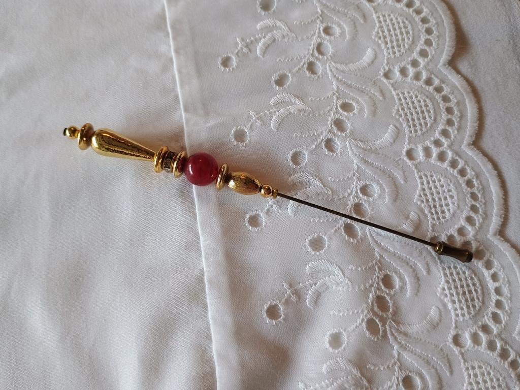 Oude brocante hoedenspeld ( nr.19), Antiek en Kunst, Ophalen of Verzenden