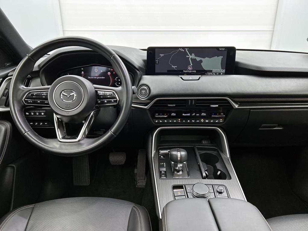Mazda CX-80 2.5 e-SkyActiv PHEV Homura Plus | 7-Persoons |, Auto's, Mazda, Automaat, 12 maanden, Zwart, 4 cilinders