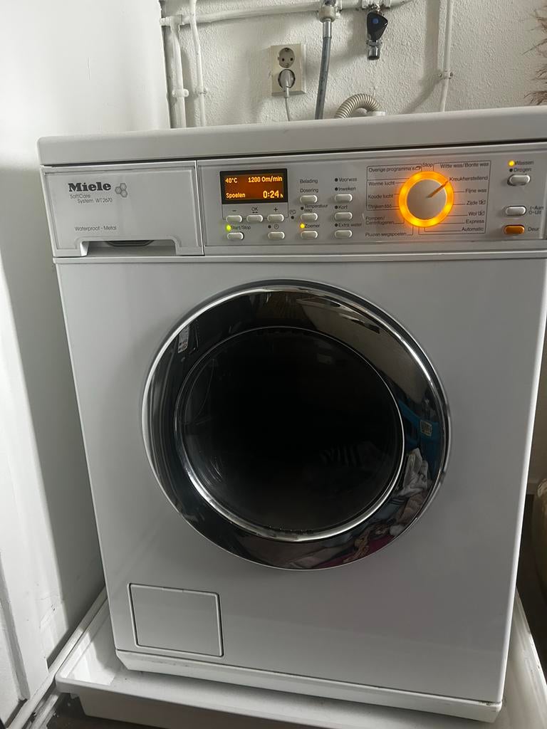 Miele WT2670 Wasdroogcombinatie, Witgoed en Apparatuur, Was-droogcombinaties, 4 tot 6 kg, Ophalen, Gebruikt, 85 tot 90 cm