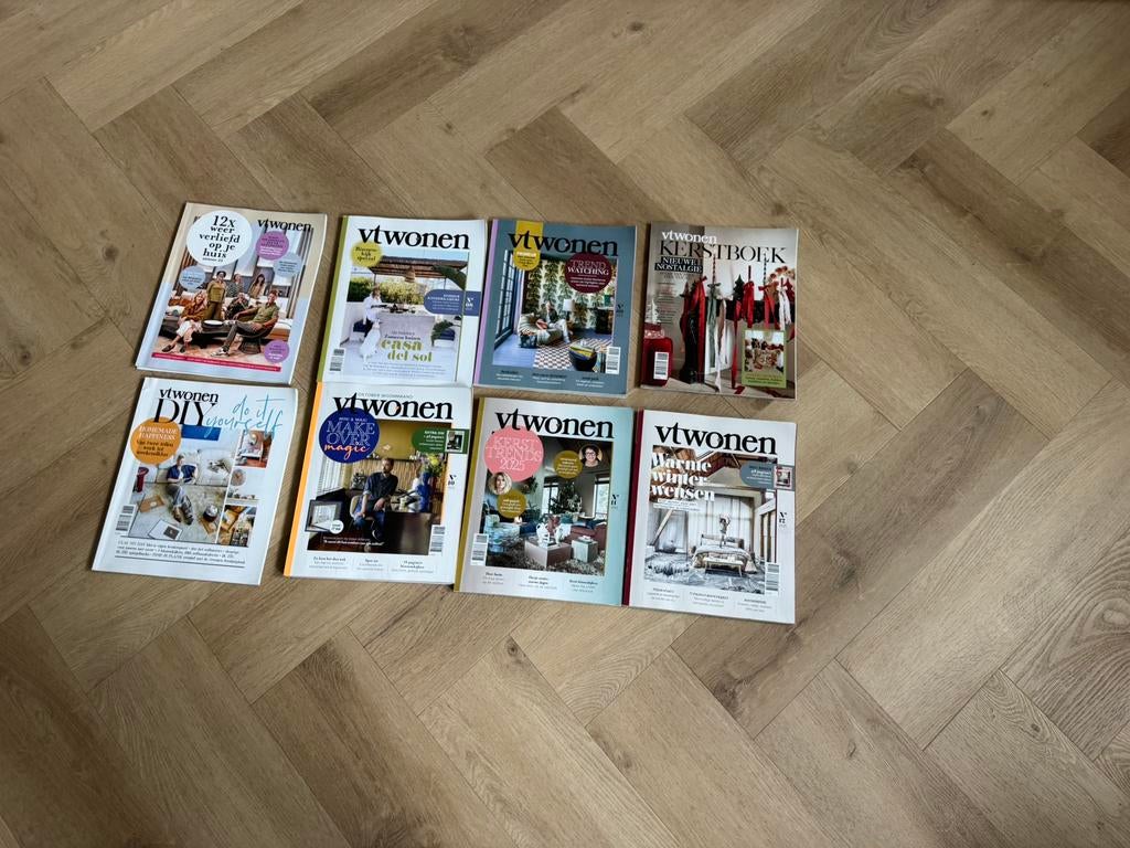 8x vt wonen magazines/woonbladen 2025, Ophalen, Zo goed als nieuw, Overige typen