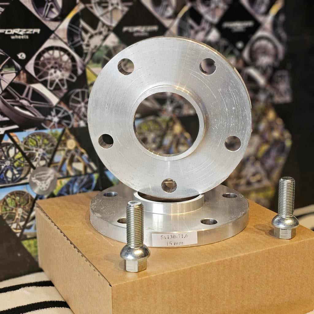 Spoorverbreders spacers Porsche Cayenne 5x130 71,6 15mm, Ophalen of Verzenden