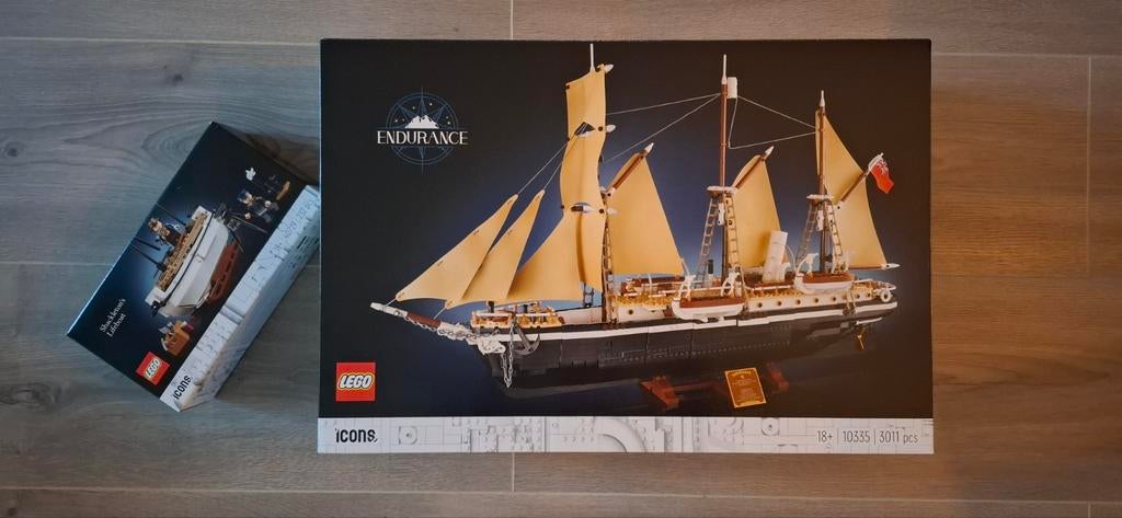 Lego Icons Endurance 10335 plus Shackleton's Lifeboat 40729, Ophalen of Verzenden, Zo goed als nieuw