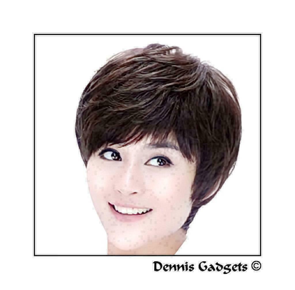 Dennis Gadgets:Damespruik kort:bruin nr.38/donkerbruin nr.58, Ophalen of Verzenden, Nieuw, Pruik of Haarverlenging