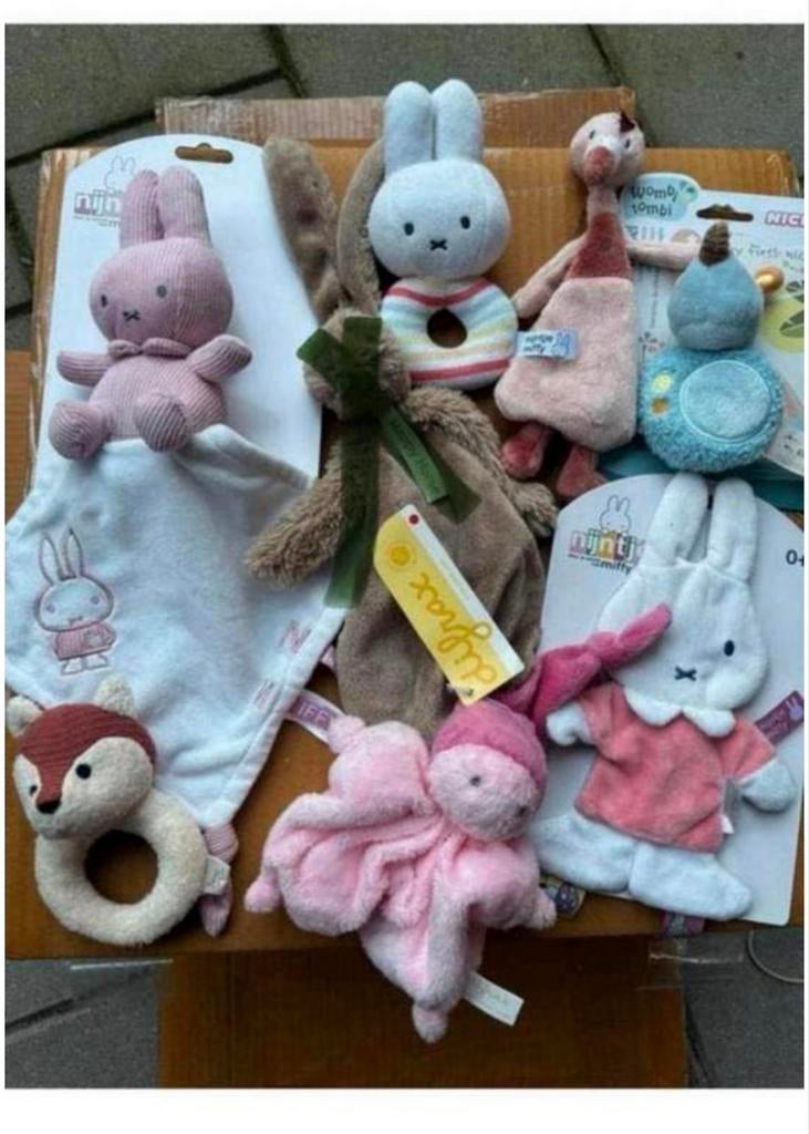 Baby knuffels Nijntje Difrax Wombie Tombie, Ophalen of Verzenden, Nieuw, Overige typen