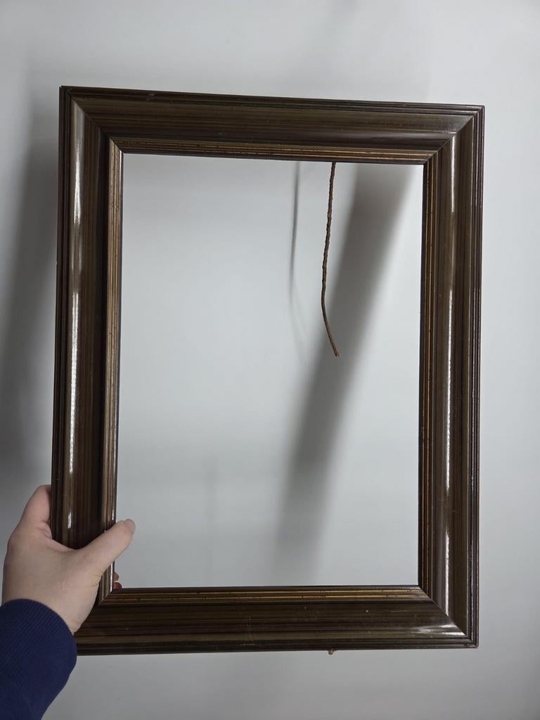 Vintage houten fotolijst | Bruin | Klassiek & decoratief, Minder dan 50 cm, Gebruikt, Vintage love, Minder dan 50 cm