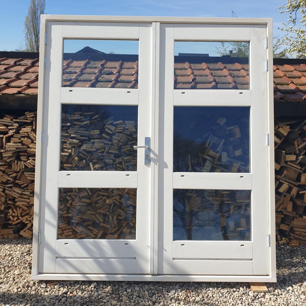 Hardhouten tuindeuren/ dubbele/ openslaande deuren/ pui, Ophalen, Deurkozijn, 225 cm of meer, 150 tot 225 cm