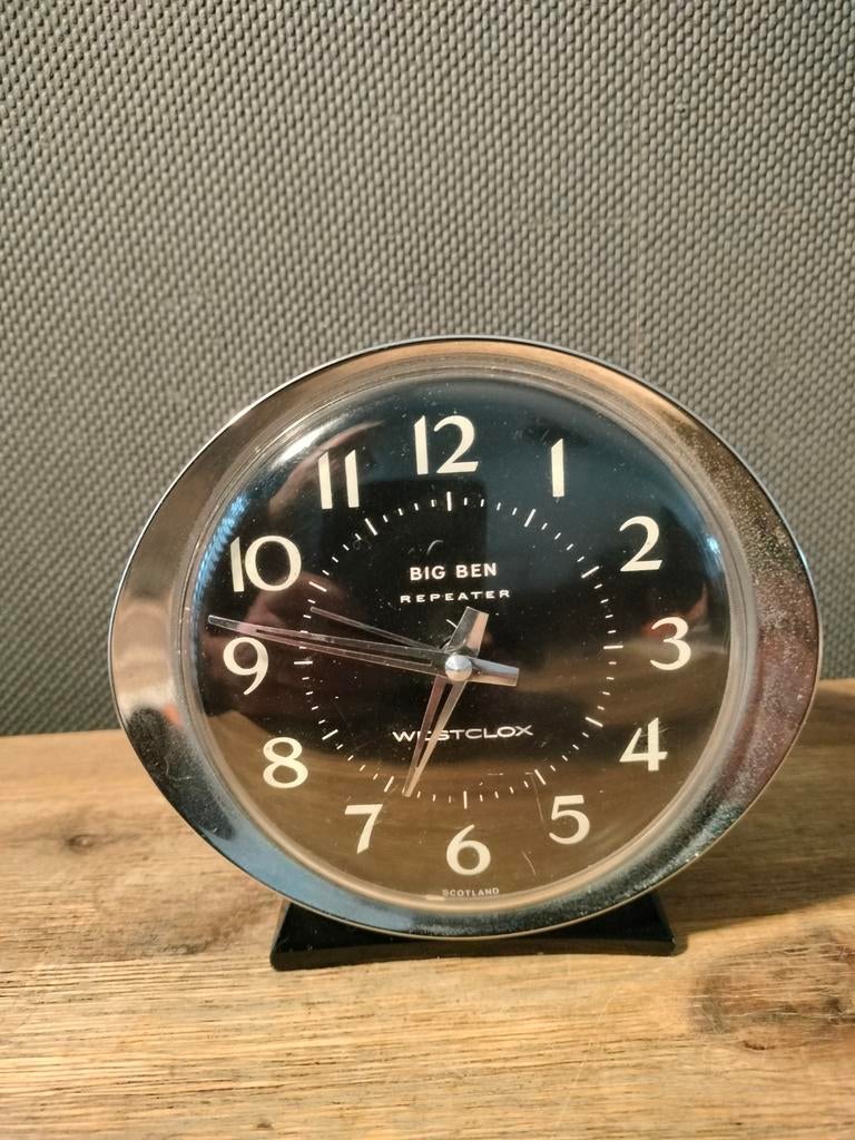 Vintage Big Ben Westclox wekker, Witgoed en Apparatuur, Wekkers, Ophalen of Verzenden, Niet werkend, Analoog