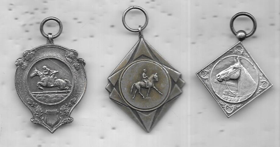 3 PAARDEN DIEREN MEDAILLES, Ophalen of Verzenden, Overige materialen, Nederland
