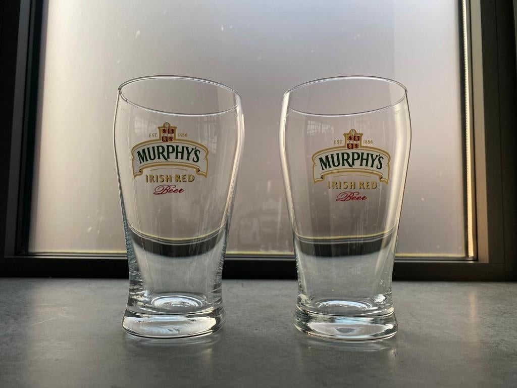 set van 2 Murphy's glazen, Ophalen of Verzenden, Nieuw, Glas of Glazen, Overige merken