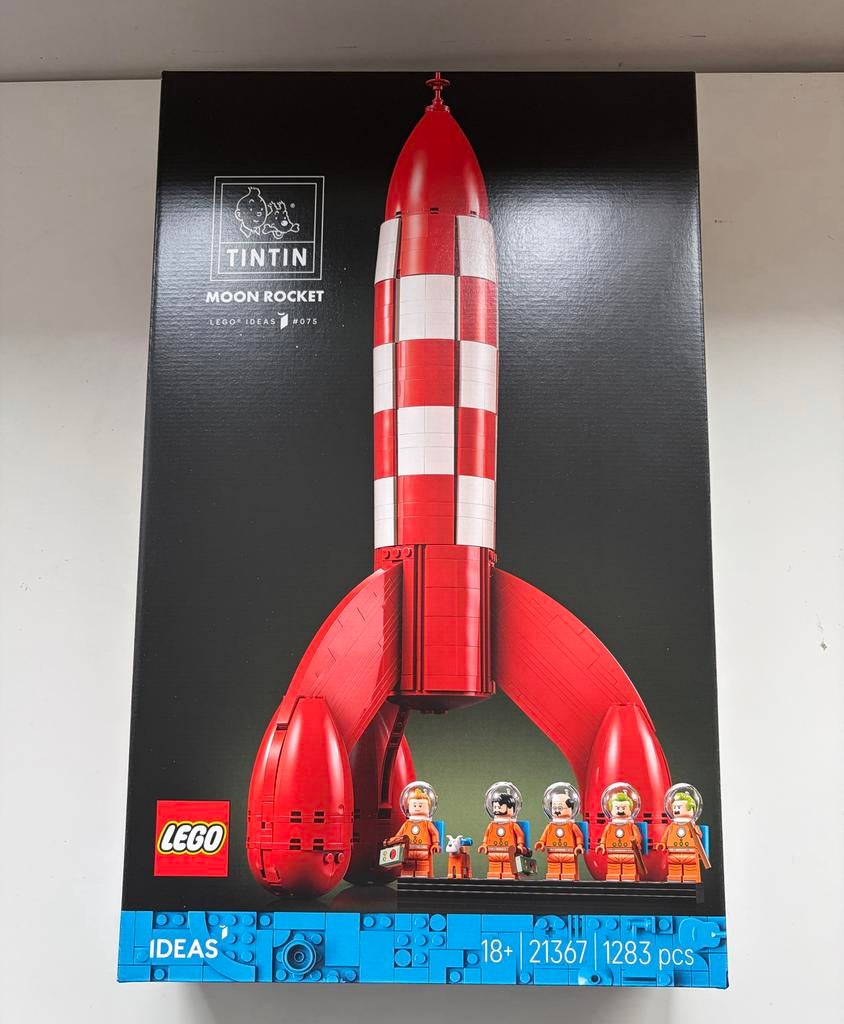 Lego Ideas Kuifje Maanraket 21367 Nieuw in doos!, Lego, Denemarken, Nieuw, Ophalen of Verzenden