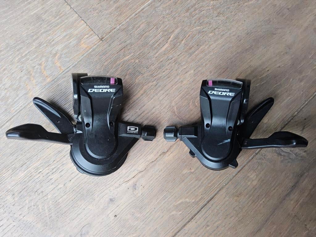 Shimano Deore SL-M591 shifter set 3 x 10, Ophalen of Verzenden, Gebruikt