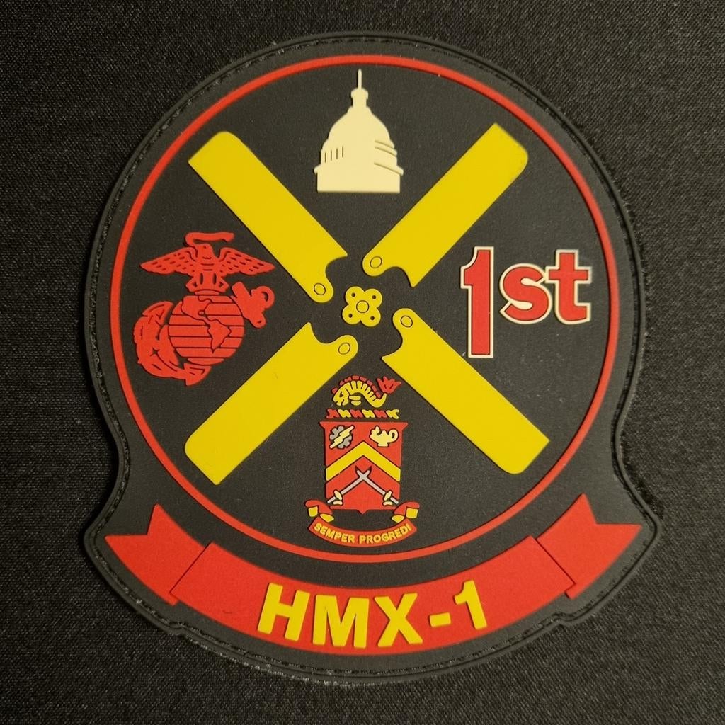 US Marine Corps HMX-1 Helicopter Squadron Patch, Verzamelen, Militaria | Algemeen, Marine, Embleem of Badge, Amerika, Ophalen of Verzenden