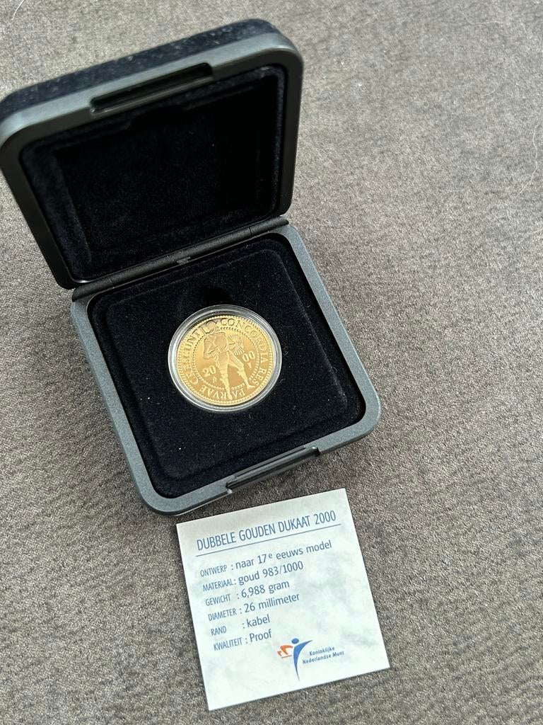 Dubbele gouden dukaat 2000, Ophalen, Koningin Beatrix, Losse munt, Goud