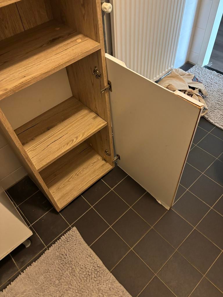 Badkamerkast, Ophalen, (Half)hoge kast, Minder dan 50 cm, Gebruikt
