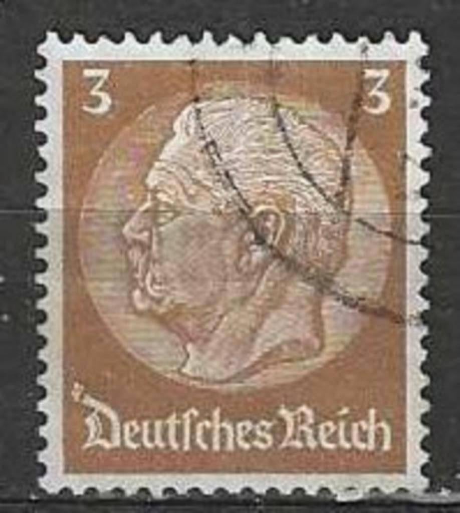 Duitsland 1933-1936 - Yvert 484 - Maarschalk Hindenburg (ST), Postzegels en Munten, Postzegels | Europa | Duitsland, Verzenden