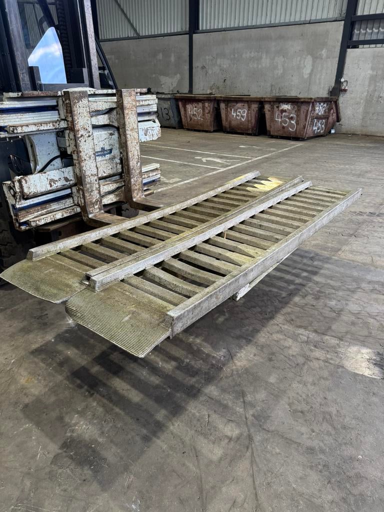 Oprijplanken aluminium, Ophalen of Verzenden, Zo goed als nieuw