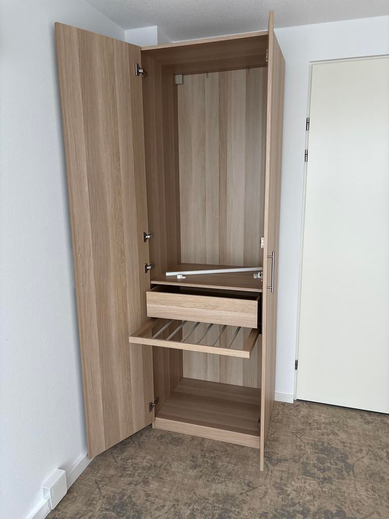 Ikea pax Kledingkast met lade en broekhanger, Ophalen, Gebruikt, 200 cm of meer, 50 tot 100 cm
