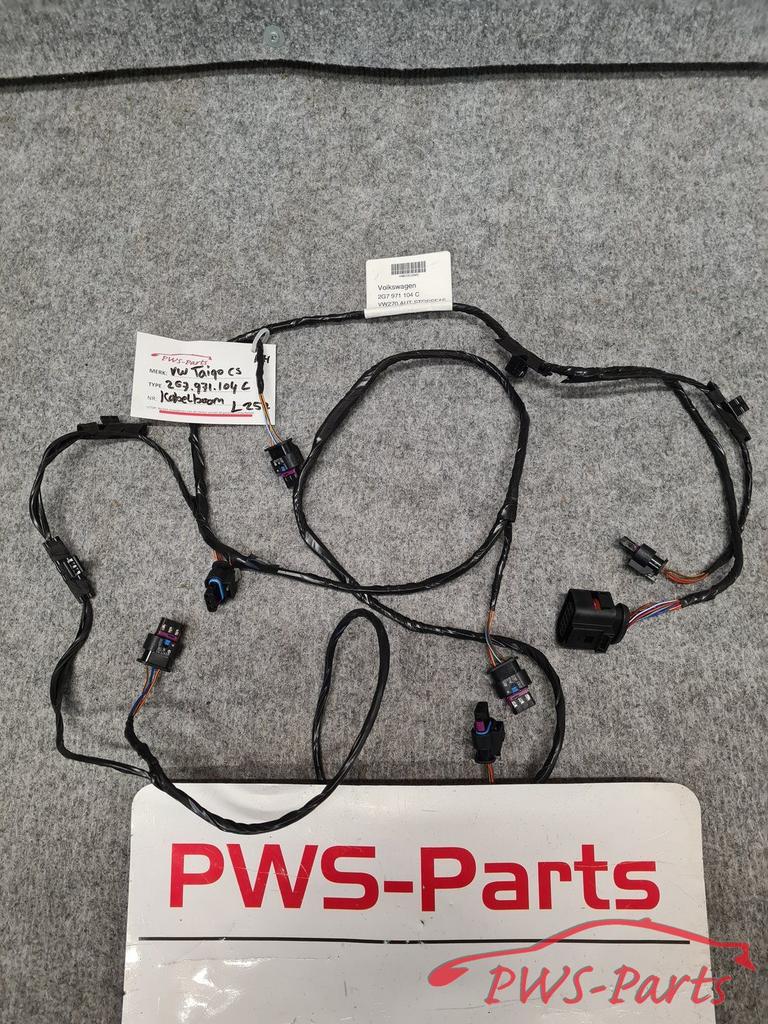 VW TAIGO  KABELBOOM PDC 2G7971104C ACHTERBUMPER ORIGINEEL, Gebruikt, -, Volkswagen, -