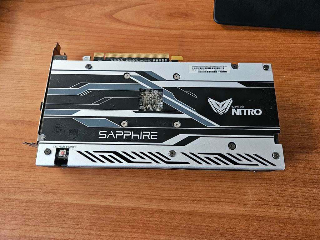 SAPPHIRE NITRO RX480 8GB Grafische Kaart, Computers en Software, Videokaarten, PCI-Express 3, Gebruikt, AMD, HDMI