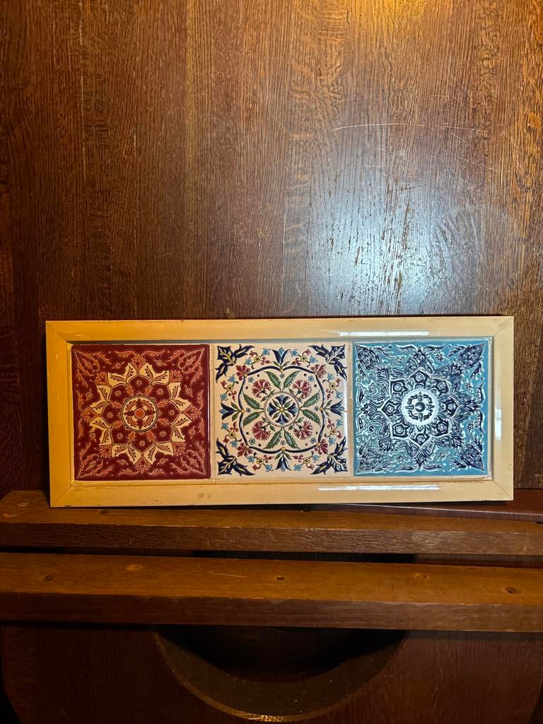 Decoratieve Tegeltableau met Oosterse Patronen, Ophalen of Verzenden