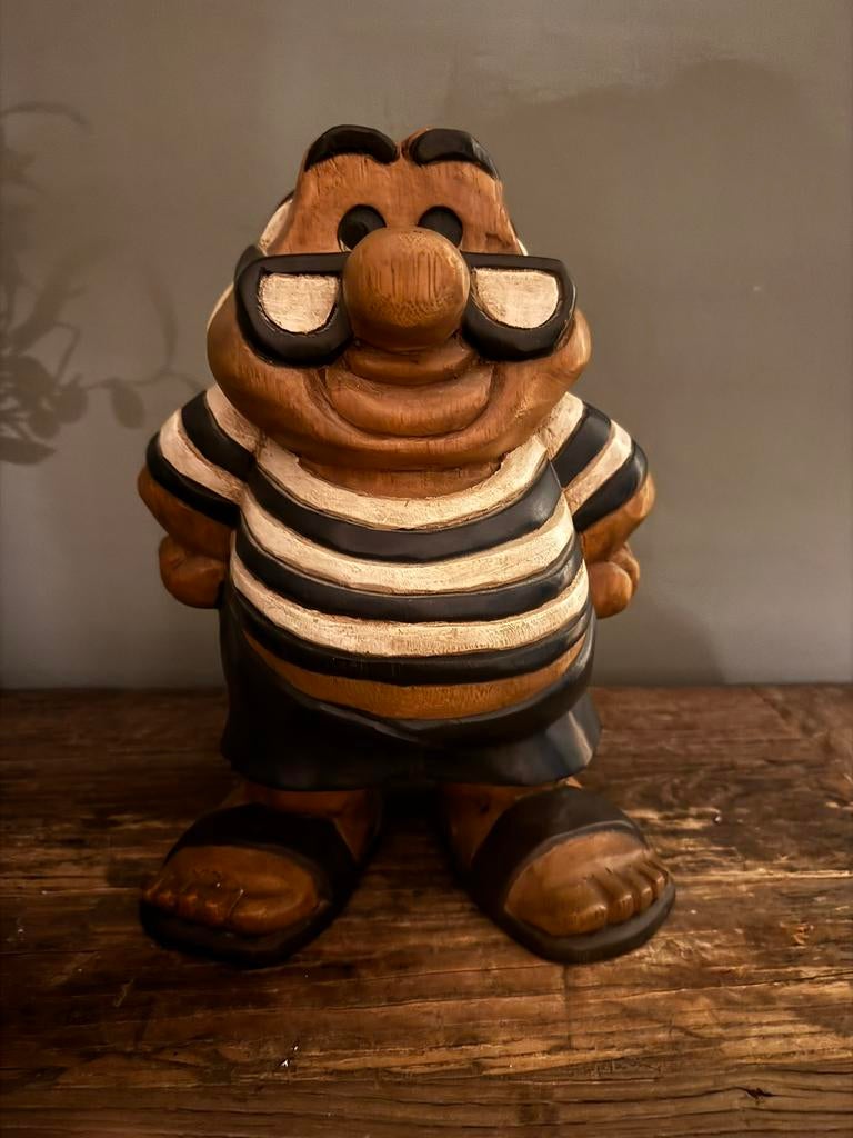 Vintage massief houten Smee/Vetje Disney – 40 jaar oud, Verzamelen, Beelden en Beeldjes, Ophalen of Verzenden, Zo goed als nieuw