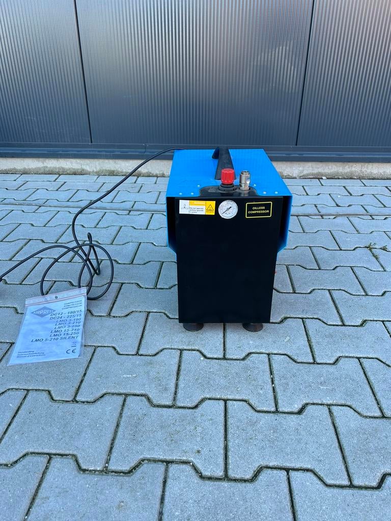 Airpress LMO 5-210 Silent – ultra stille compressor (230V), Doe-het-zelf en Verbouw, Compressors, Ophalen, 6 tot 10 bar, Nieuw