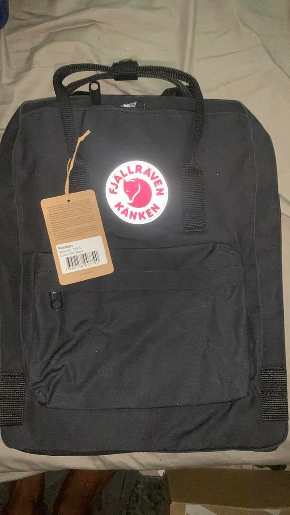 fjallraven rugtas nieuw /kleine variant, Ophalen, 30 cm of meer, Zwart, Nieuw