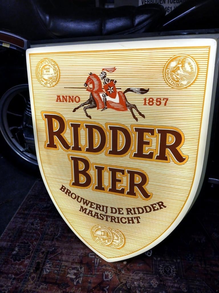 Ridder bier lichtreclame, Verzamelen, Ophalen of Verzenden, Gebruikt