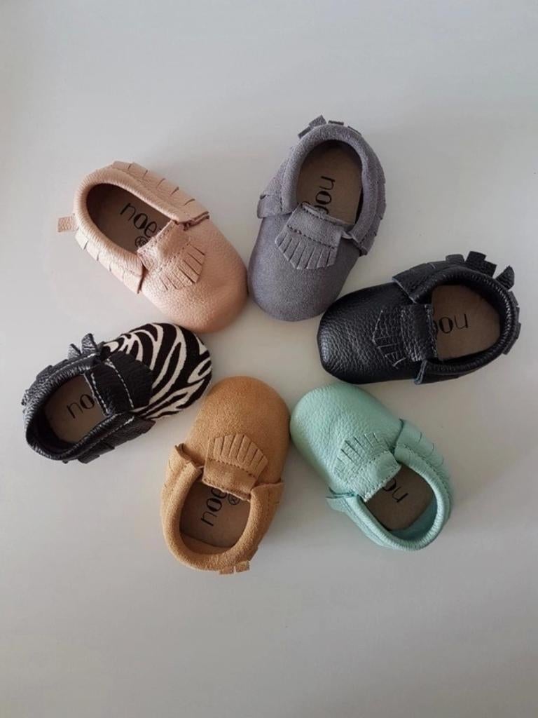 Baby slofjes moccasins suède en leer maat 15 t/m 21, Kinderen en Baby's, Babykleding | Schoentjes en Sokjes, Nieuw, Jongetje of Meisje