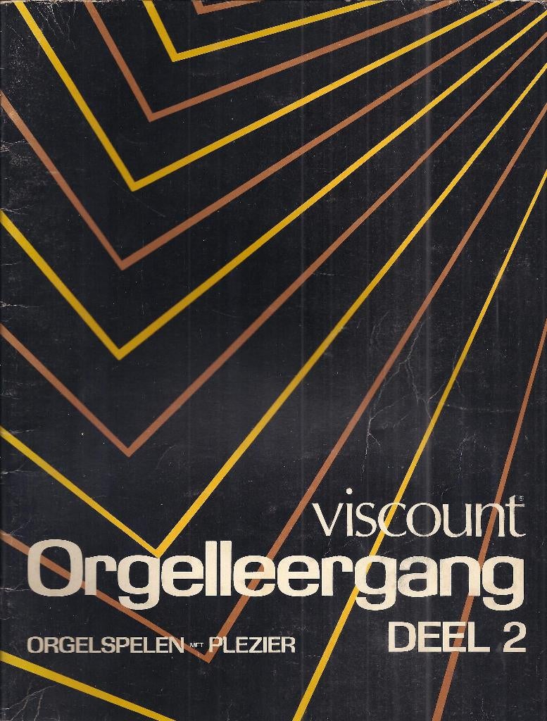 Bo1120 bladmuziek viscount orgel leergang deel 2, Orgel, Gebruikt, Klassiek, Ophalen of Verzenden