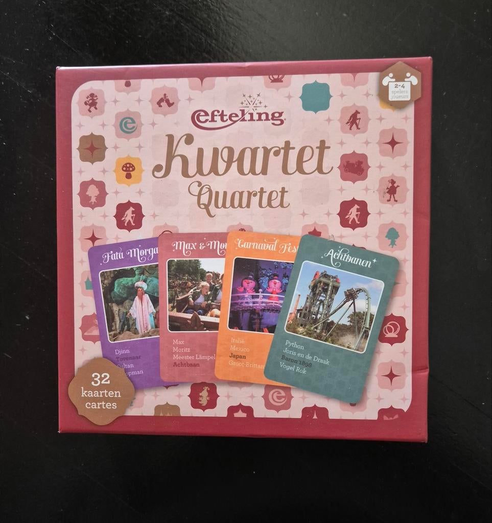 Efteling Kwintet Kaartspel - nieuw, Een of twee spelers, Ophalen of Verzenden, Zo goed als nieuw, Efteling