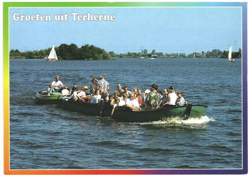 992297 Terherne Terhorne 80+ Kameleon Gelopen met postzegel, Verzamelen, Ansichtkaarten | Nederland, Gelopen, Friesland, 1980 tot heden