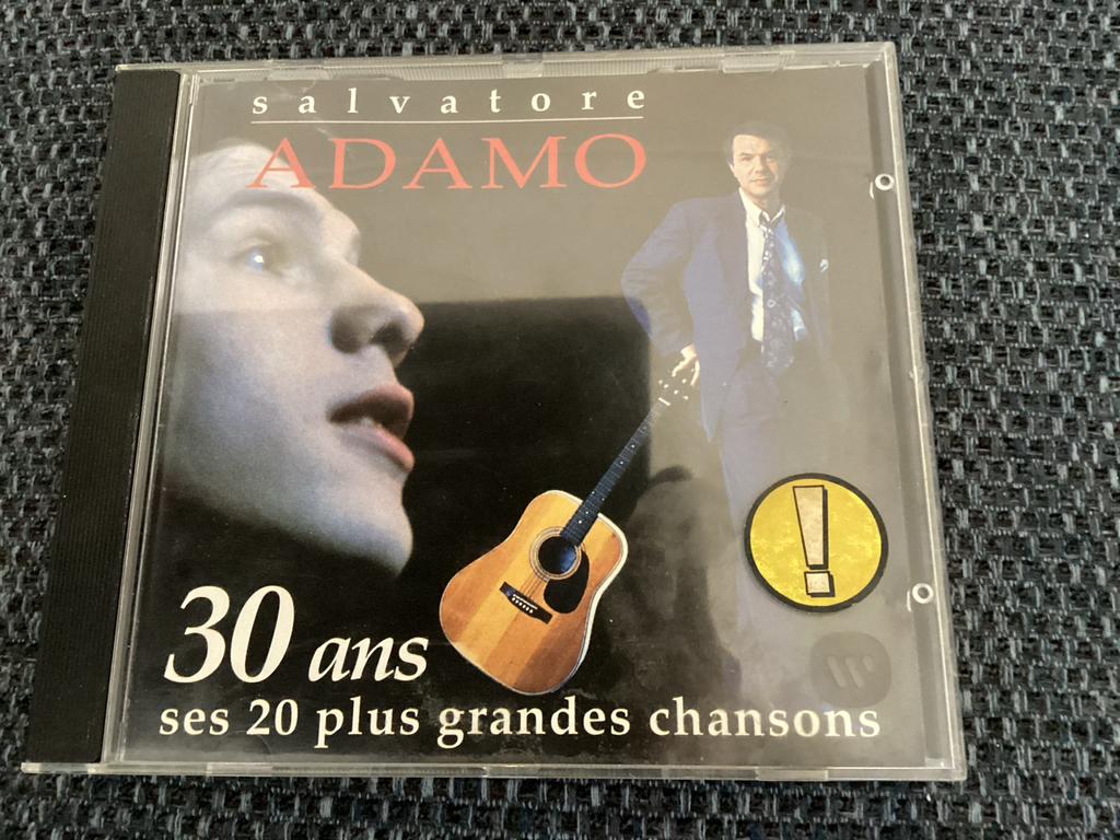 Salvatore Adamo - 30 ans ses 20 plus grandes chansons CD, Cd's en Dvd's, Ophalen of Verzenden, Gebruikt