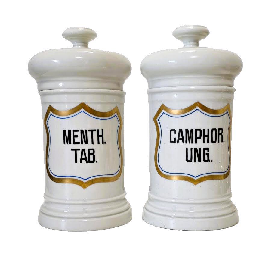 Apotheek potten., Antiek en Kunst, Antiek | Keramiek en Aardewerk, Ophalen of Verzenden