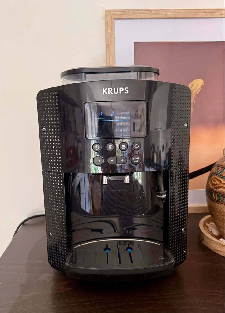 KRUPS EA81 volautomatisch koffiezetapparaat, Stoompijpje, Gebruikt, Koffiemachine, 4 tot 10 kopjes