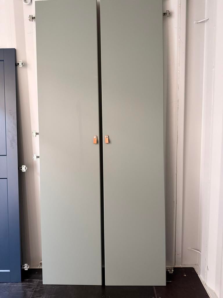 IKEA Pax deuren groen - 50x229 cm (incl. scharnieren), Ophalen, 200 cm of meer, 50 tot 100 cm, Zo goed als nieuw