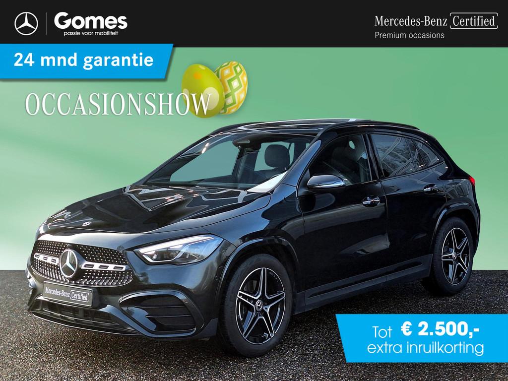 Mercedes-Benz GLA-klasse 180 Star Edition AMG Line | Panoram, 4 cilinders, Zwart, Bedrijf, 1470 kg