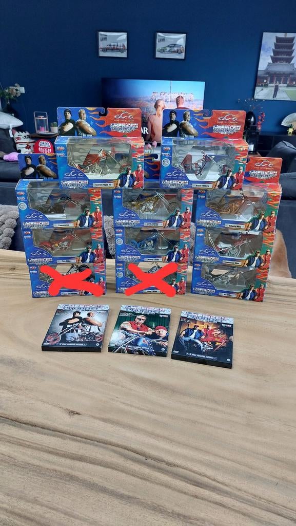 Orange County Choppers modellen 1:18 en dvd's, Ophalen of Verzenden, Overige merken