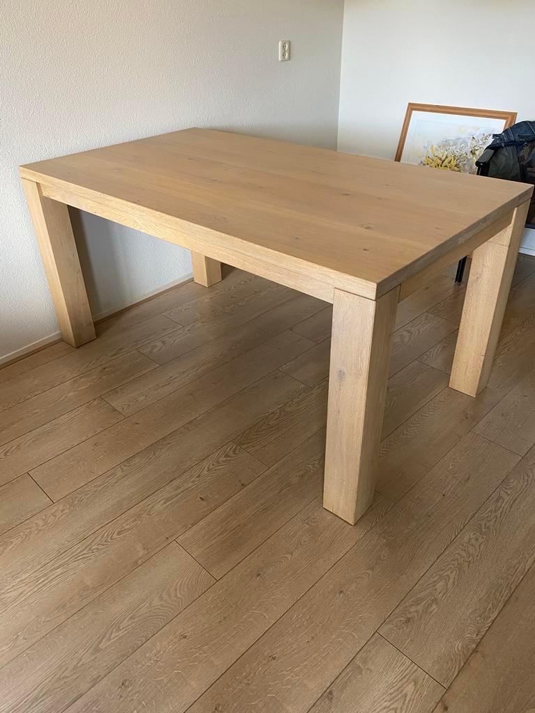 Onida eettafel Onyx, uitschuifbaar, Ophalen, Eikenhout, 50 tot 100 cm, Zo goed als nieuw