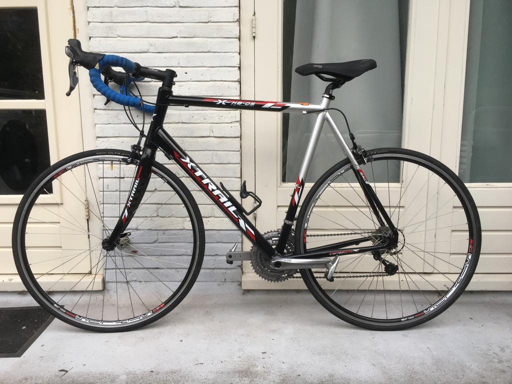 Xtrail racefiets - aluminium met carbon vork shimano 105, 28 inch, Gebruikt, Aluminium, 61 tot 65 cm