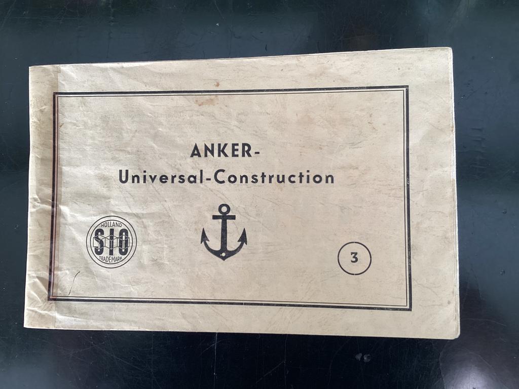 *****   SIO  ANKER  INSTRUCTIE BOEKJE   *****, Ophalen of Verzenden