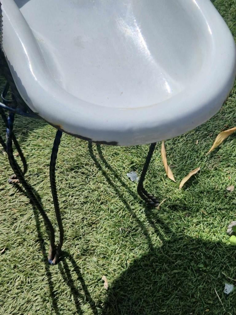 Geëmailleerd ijzeren bidet/badje (midden jaren 50)(brocante), Ophalen of Verzenden