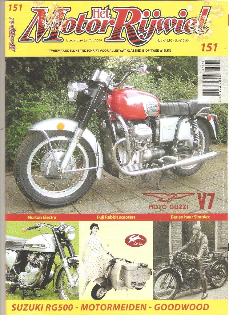 151 – Moto Guzzi – Norton – Fuji Rabbit – Suzuki - Simplex, Ophalen of Verzenden, Zo goed als nieuw, Sport en Vrije tijd