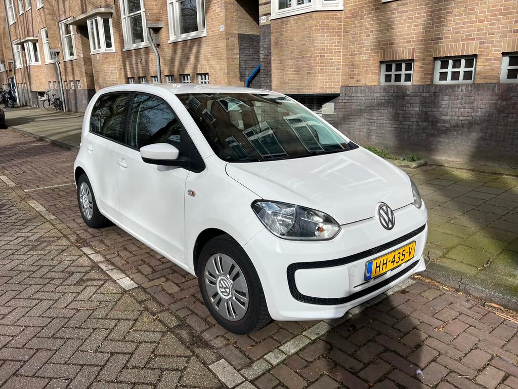 VW Up! 1.0 Move (2015) – Goed onderhouden, nieuwe APK, airco, Stof, Up!, 60 pk, Wit