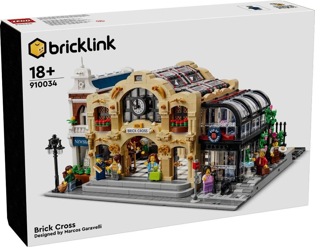 Lego Bricklink 910034 Brick Cross Train Station, Ophalen of Verzenden, Nieuw, Complete set, Lego