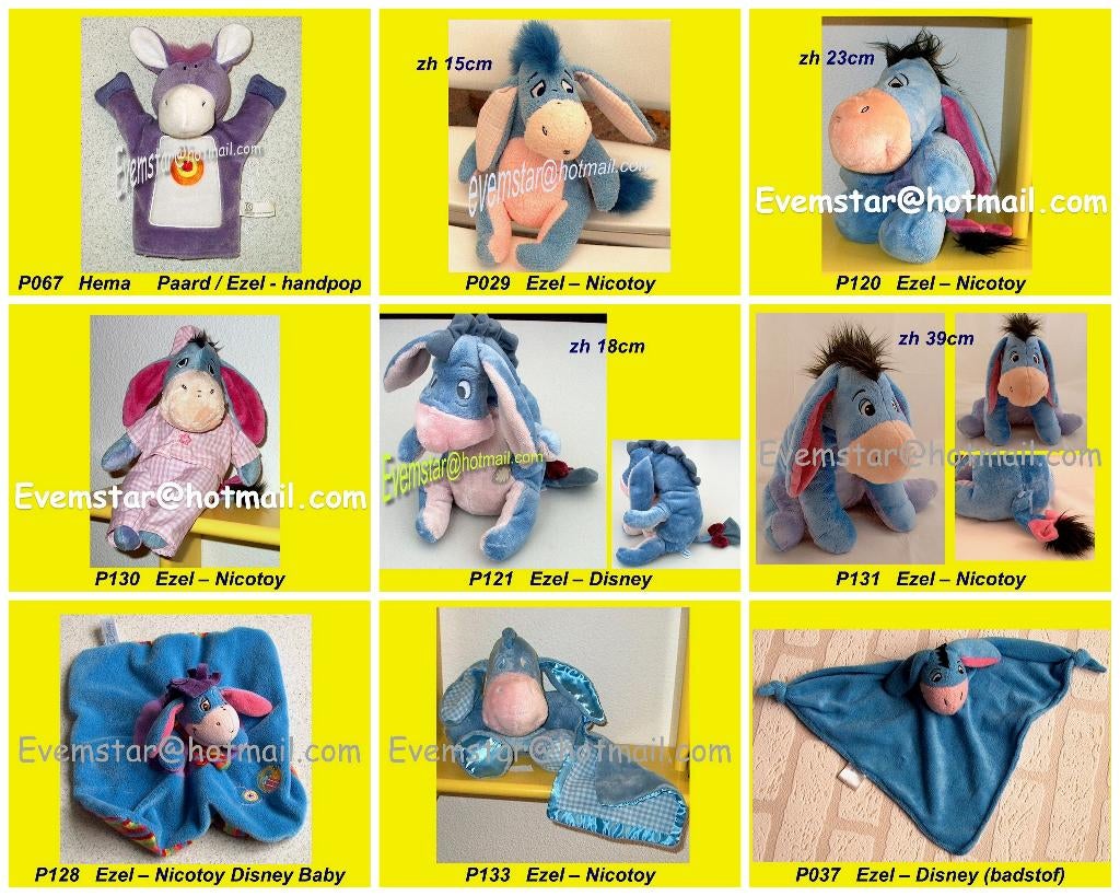 Ezel Ezeltje Happy Horse Hema Nici Nicotoy ea merken, Ophalen, Zo goed als nieuw, Overige typen