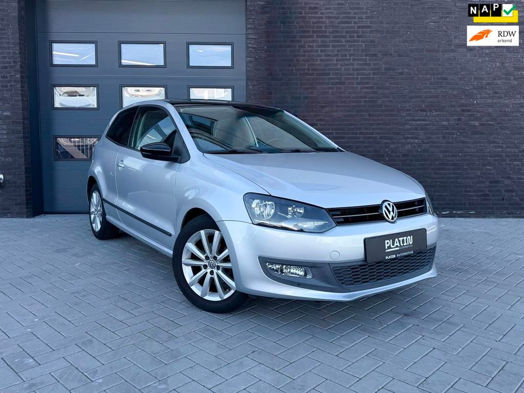 Volkswagen Polo 1.2-12V BlueMotion | 2012 | Cruise | Sch.dak, Voorwielaandrijving, Euro 5, Zwart, 1198 cc