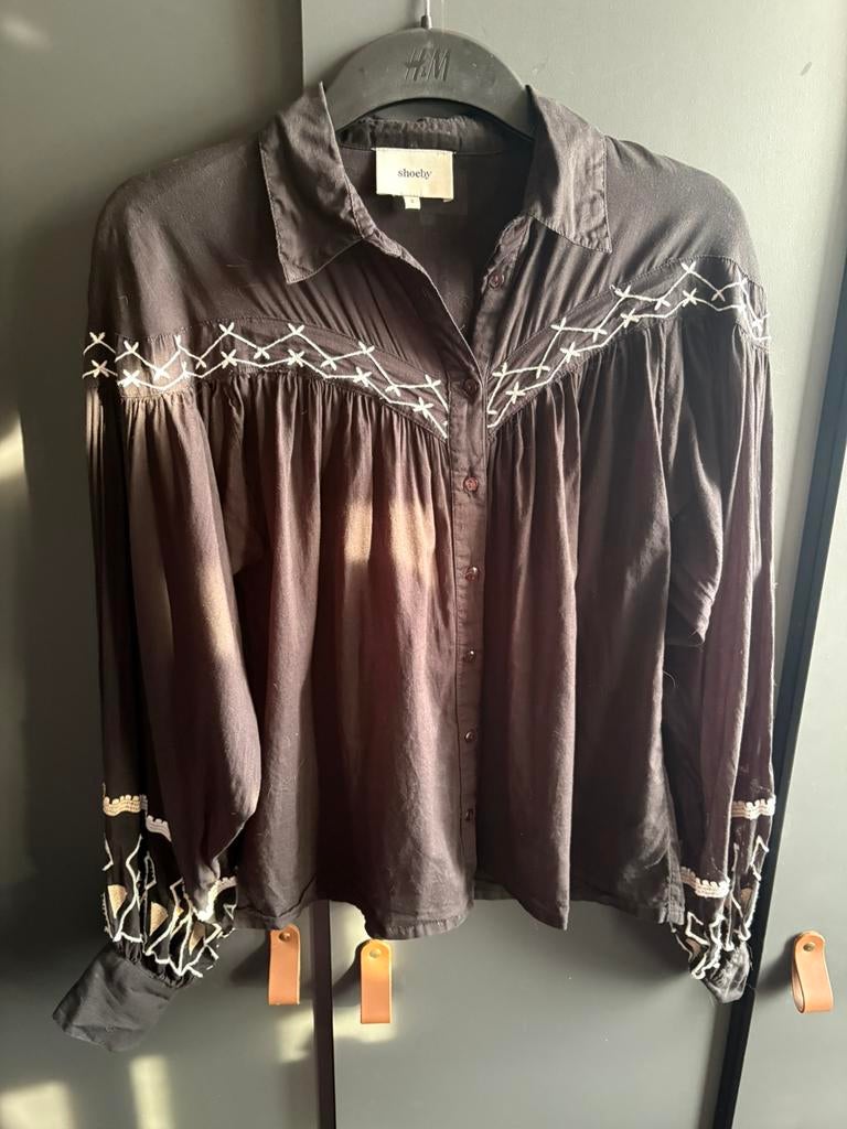 Shoeby blouse, Ophalen of Verzenden, Gedragen, Maat 36 (S), Zwart